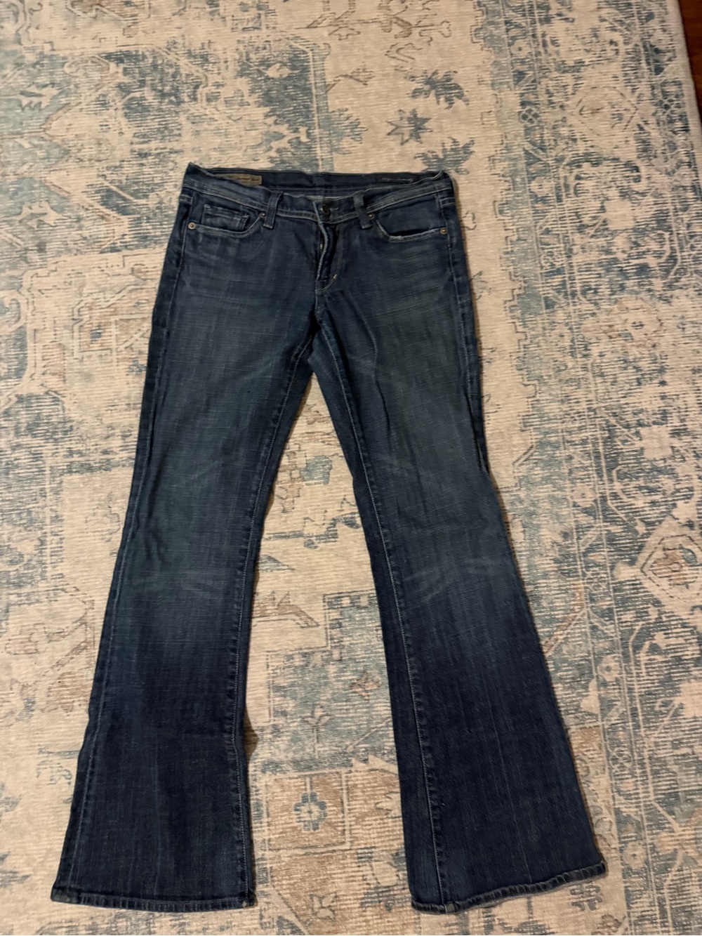 AG Jeans (Adriano Goldschmied) Dark Blue Flare Jeans